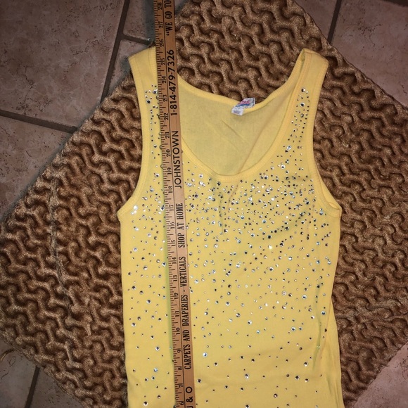 Bling yellow tank - Picture 3 of 8